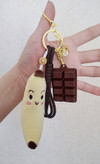چارم/آویز موزی شکلاتی 🍌🍫