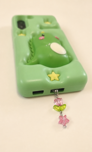Plug/سوکت اویز پینک چارم طرح گل 🌷